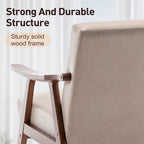 Living Room Chair with Solid Wood