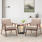 Living Room Chair with Solid Wood