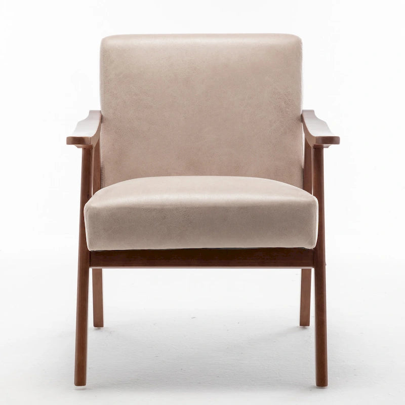 Living Room Chair with Solid Wood