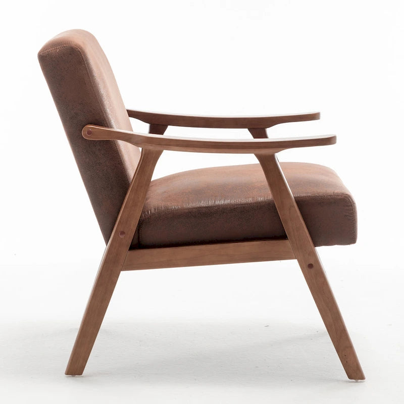 Living Room Chair with Solid Wood