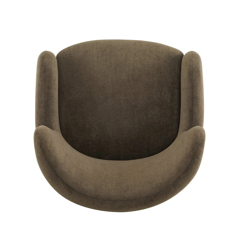 Bacho Fabric Wingback Accent Chair by Christopher Knight Home