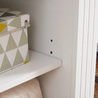 65.75 TV Stand with Large Storage Cabinet and Adjustable Shelves for TVs Up to 65