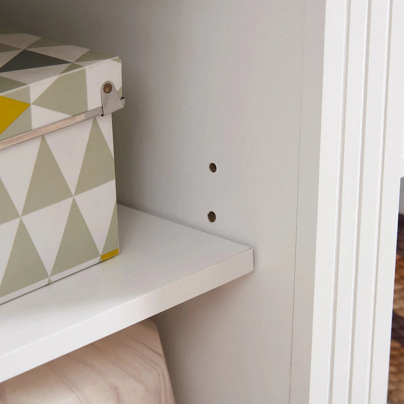 65.75 TV Stand with Large Storage Cabinet and Adjustable Shelves for TVs Up to 65