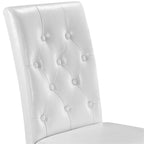 Yaheetech Button Padded Dining Chair with Solid Wood Legs Set of 2 - Set of 2