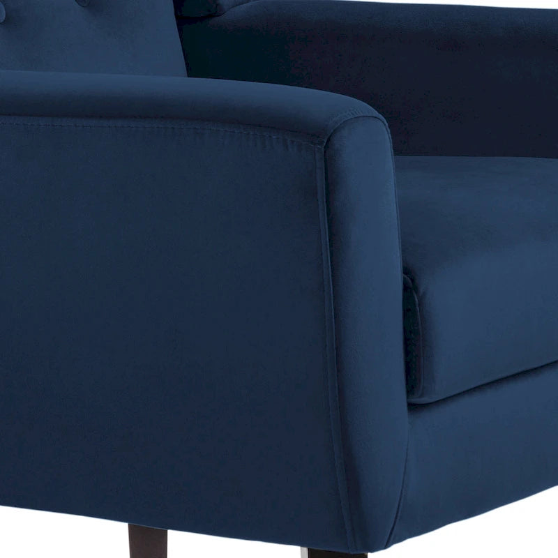 Set of 2 Velvet Living Room Accent Chair Upholstered Armchair