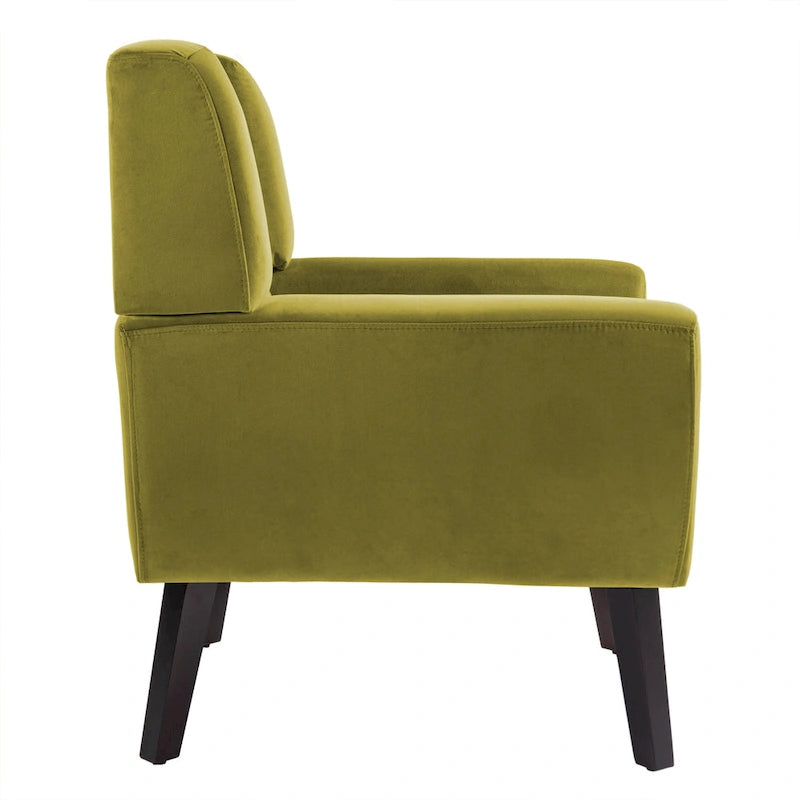Set of 2 Velvet Living Room Accent Chair Upholstered Armchair