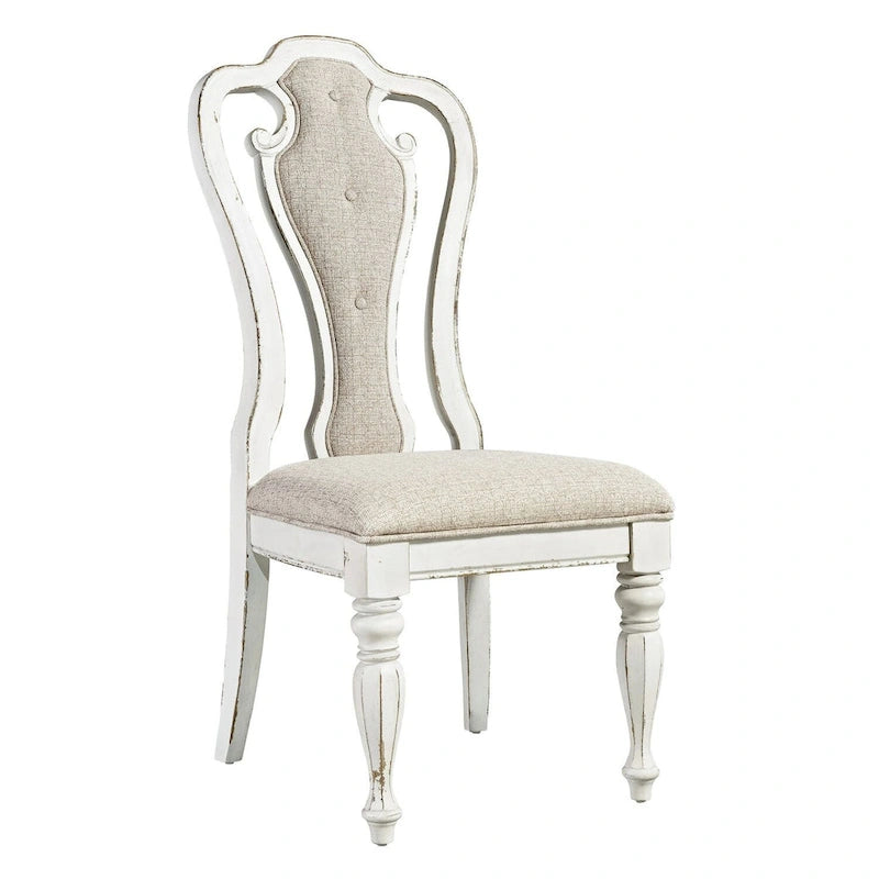 Magnolia Manor Splat Back Upholstered Side Chair (Set of 2)