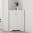 Triangle Bathroom Storage Cabinet with Adjustable Shelves