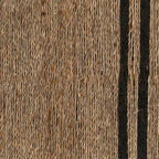 SEI Furniture Gainford Transitional Black Woven Fiber Bench