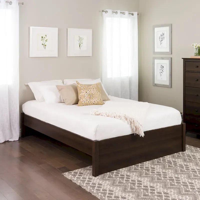 Prepac Queen Select 4-post Platform Bed with Optional Drawers