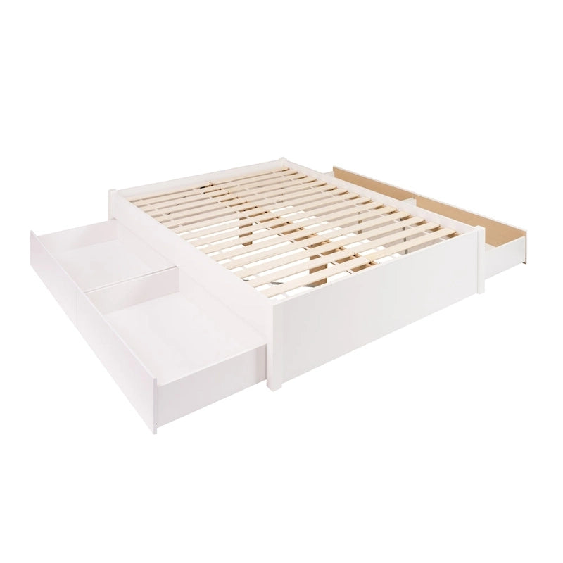 Prepac Queen Select 4-post Platform Bed with Optional Drawers