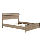 Daemon 3 Piece Light Brown Panel Bedroom Set