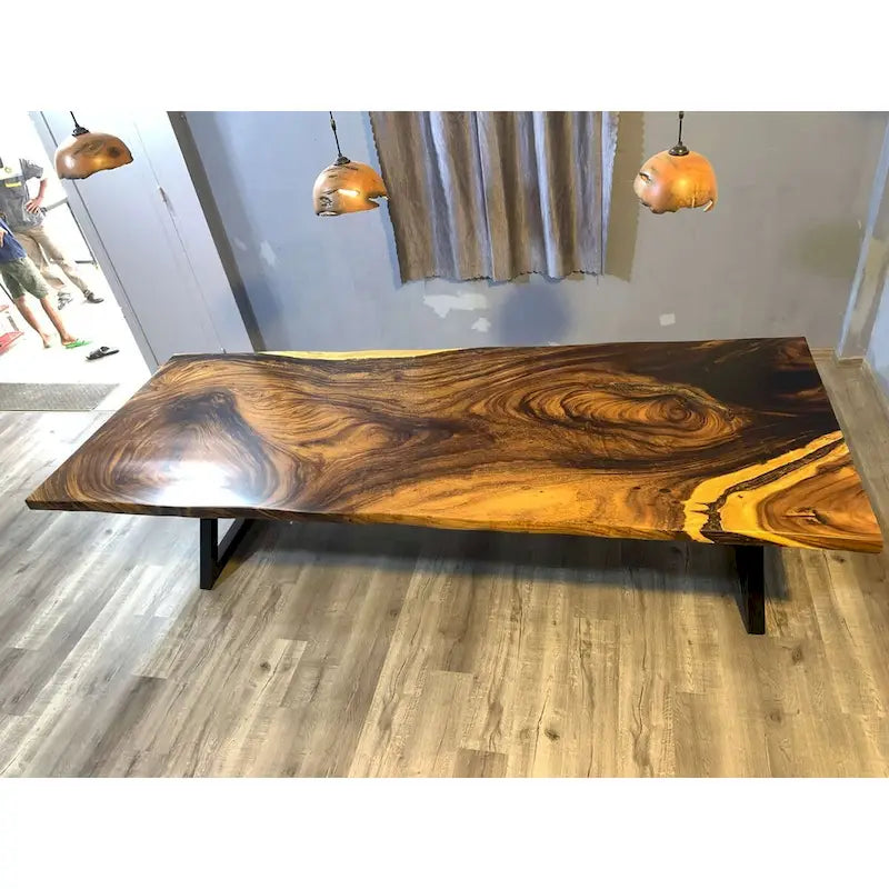 Sundaland 118 Large Slap Live Edge Dining Table