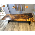 Sundaland 118 Large Slap Live Edge Dining Table