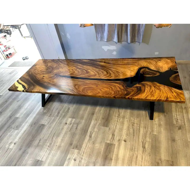 Sundaland 118 Large Slap Live Edge Dining Table