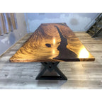 Sundaland 118 Large Slap Live Edge Dining Table